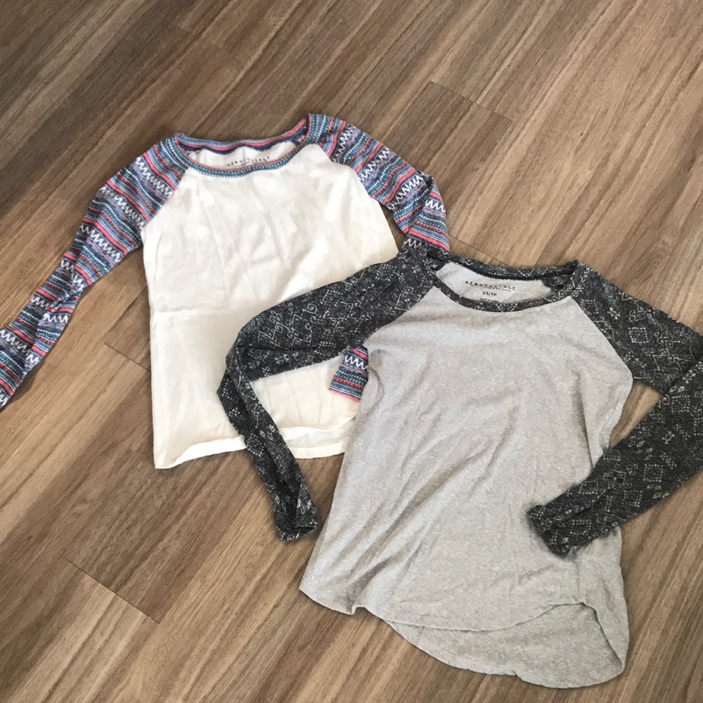 Lot of 2 XS Aeropostale Shirts